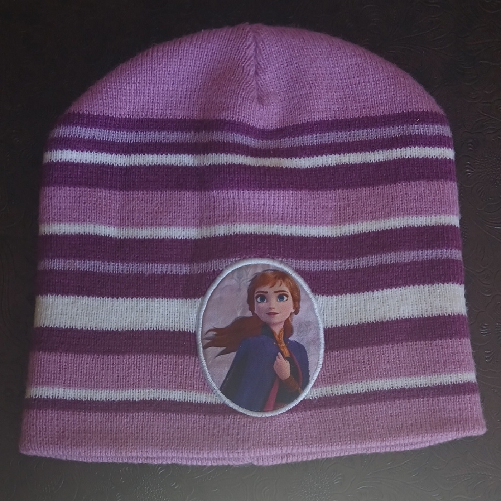 Disney Frozen II Pink Knit Beanie